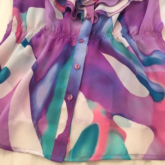 Allison Taylor Button-Up Blouse - Multi-Color - Picture 3 of 6